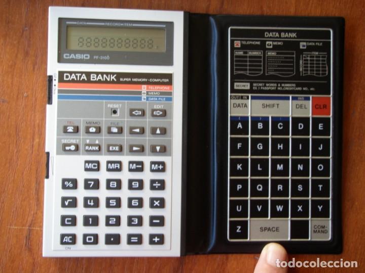 Antig&uuml;edades: CALCULADORA CASIO PF3100 PF 3100 CON CAJA E INSTRUCCIONES FUNCIONANDO - Foto 4