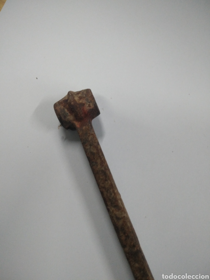 Antig&uuml;edades: Antigua broca taladro manual de Carpintero 42cm - Foto 4