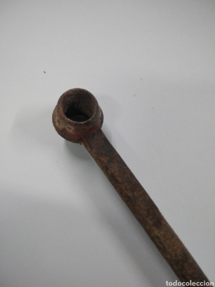 Antig&uuml;edades: Antigua broca taladro manual de Carpintero 42cm - Foto 5