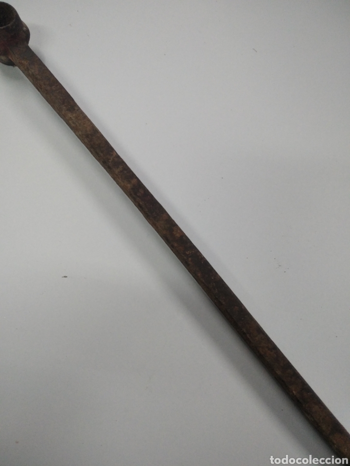 Antig&uuml;edades: Antigua broca taladro manual de Carpintero 42cm - Foto 6