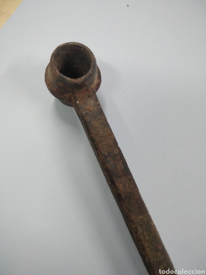 Antig&uuml;edades: Antigua broca taladro manual de Carpintero 42cm - Foto 7