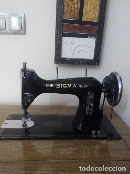Antig&uuml;edades: M&aacute;quina de coser antigua SIGMA - Foto 5