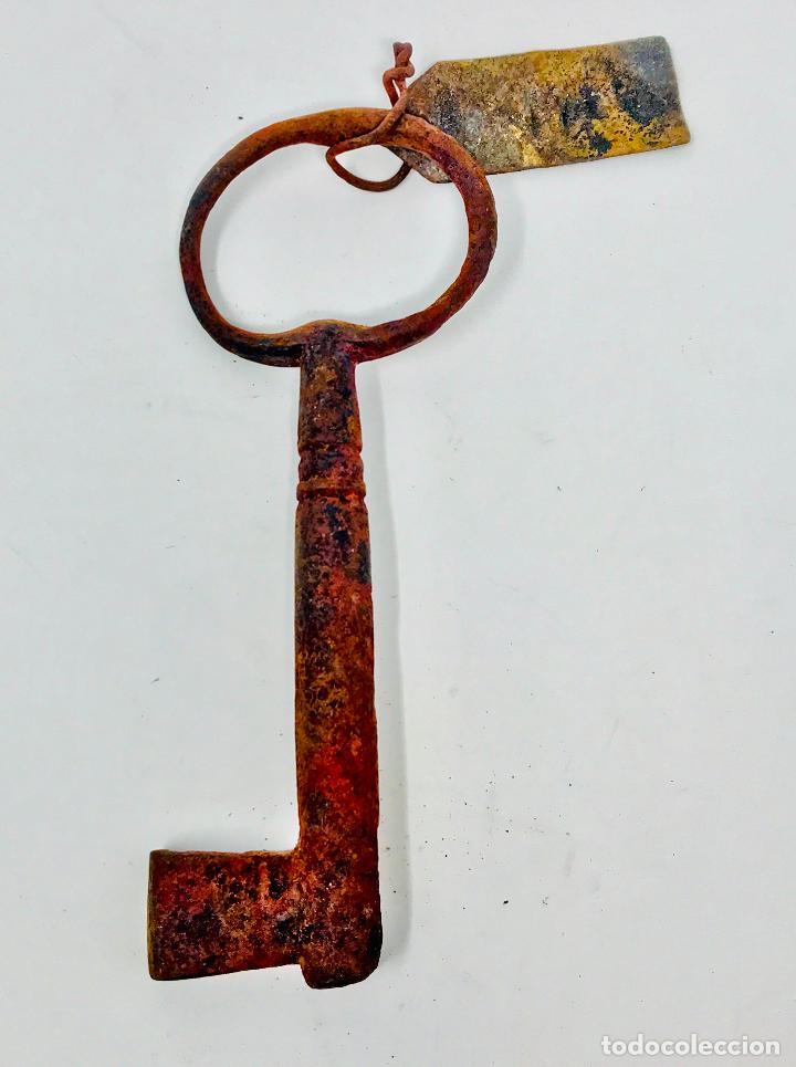 Antig&uuml;edades: Llave antigua de forja del SXIX - Foto 4