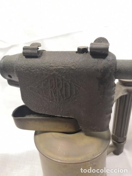 Antig&uuml;edades: ANTIGUO SOPLETE DE METAL DE LA MARCA SERROT - Foto 2