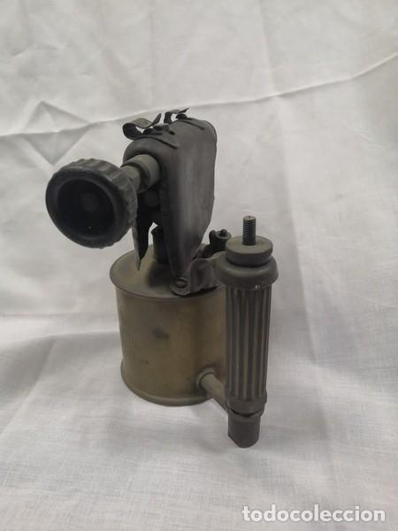 Antig&uuml;edades: ANTIGUO SOPLETE DE METAL DE LA MARCA SERROT - Foto 4