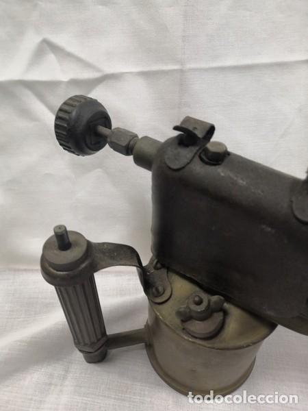 Antig&uuml;edades: ANTIGUO SOPLETE DE METAL DE LA MARCA SERROT - Foto 6