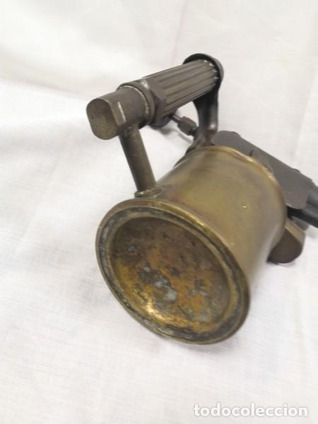 Antig&uuml;edades: ANTIGUO SOPLETE DE METAL DE LA MARCA SERROT - Foto 7