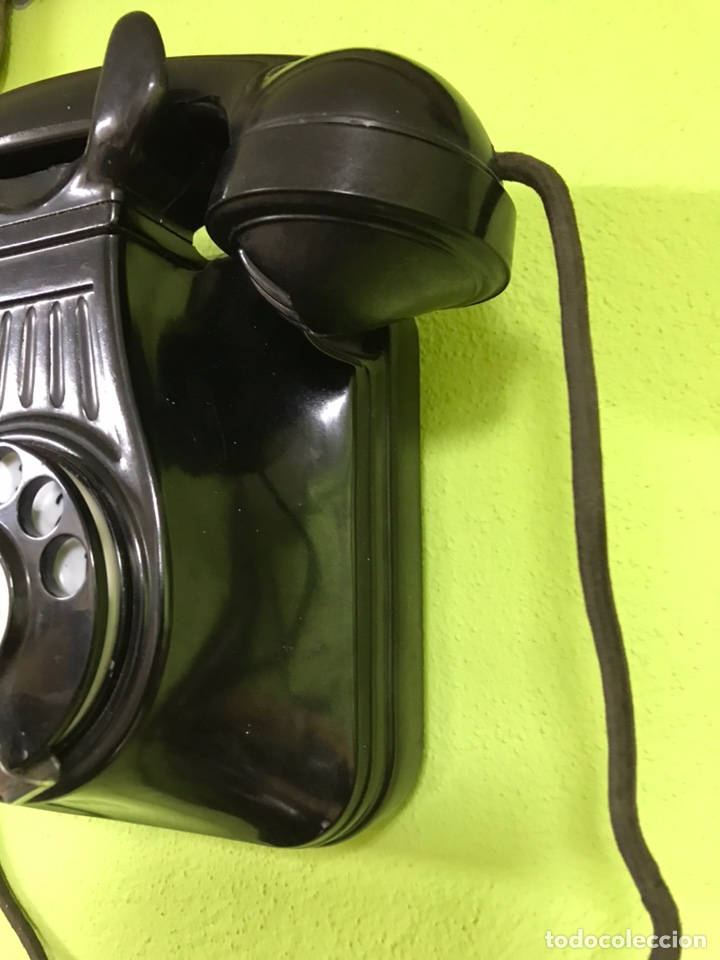 Tel&eacute;fonos: TEL&Eacute;FONO DE BAQUELITA DE PARED - Foto 2