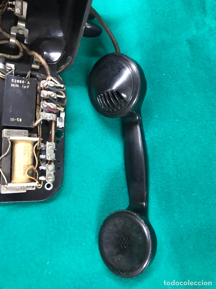 Tel&eacute;fonos: TEL&Eacute;FONO DE BAQUELITA DE PARED - Foto 7