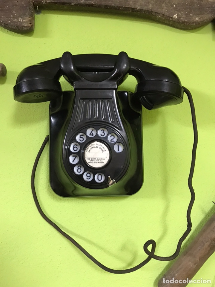 Tel&eacute;fonos: TEL&Eacute;FONO DE BAQUELITA DE PARED - Foto 1