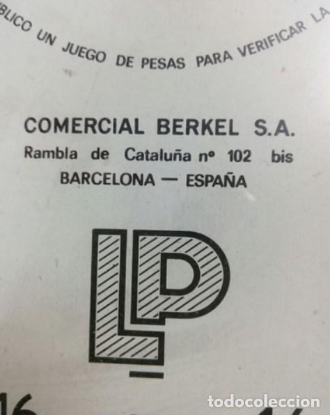 Antig&uuml;edades: BERKEL G30 LP COMERCIAL. BASCULA balanza suelo. - Foto 2