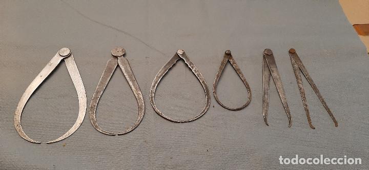 Antig&uuml;edades: 6 COMPASES DE ESPESORES. - Foto 1