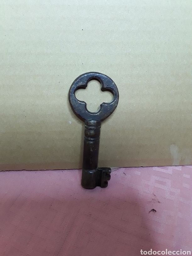 Antigüedades: Gran candado con su llave - Foto 6 - 245439580