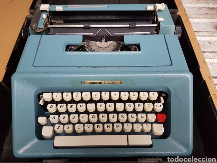 Antig&uuml;edades: Maquina de escribir olivetti studio 46 - Foto 2