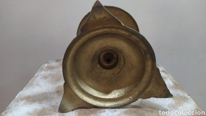 Antig&uuml;edades: Cenicero de Bronce con pie, macizo. - Foto 19