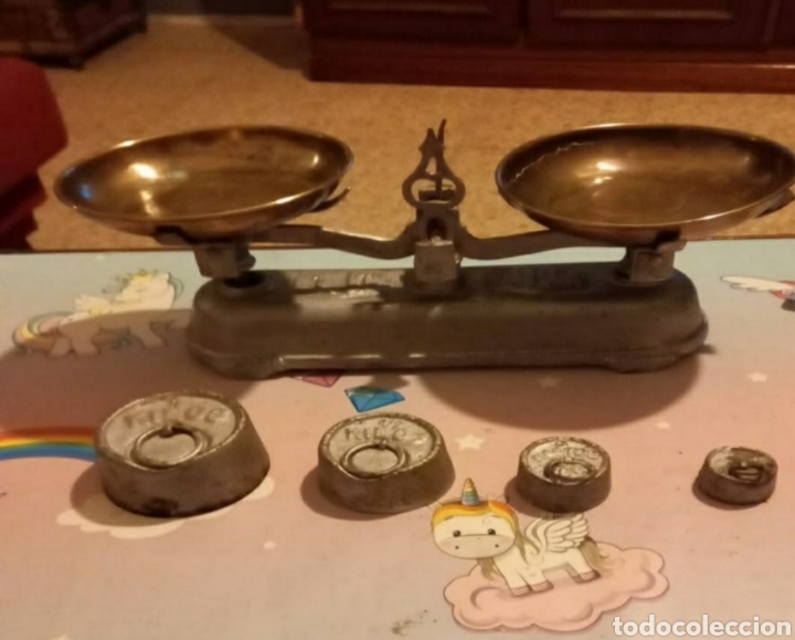 Antig&uuml;edades: Balanza comercio antigua Vulcano. - Foto 1