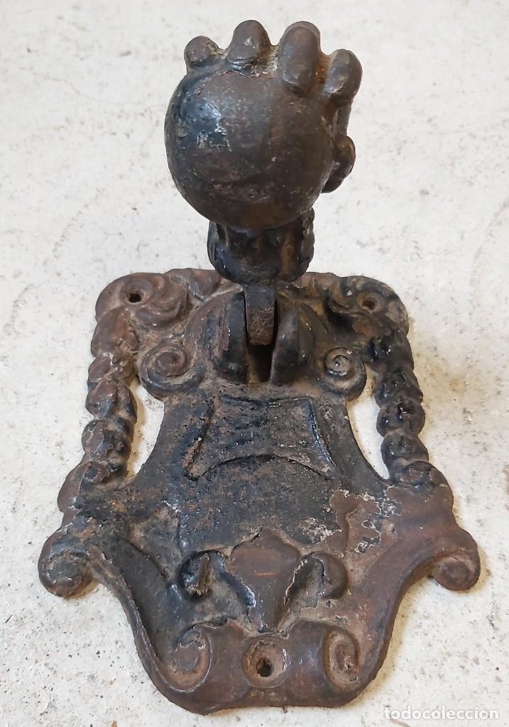 Antig&uuml;edades: Llamador de puerta, 19 cm - Foto 4