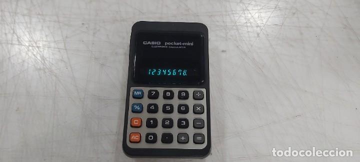 Antig&uuml;edades: ANTIGUA CALCULADORA CASIO POCKET MINI FUNCIONANDO - Foto 1