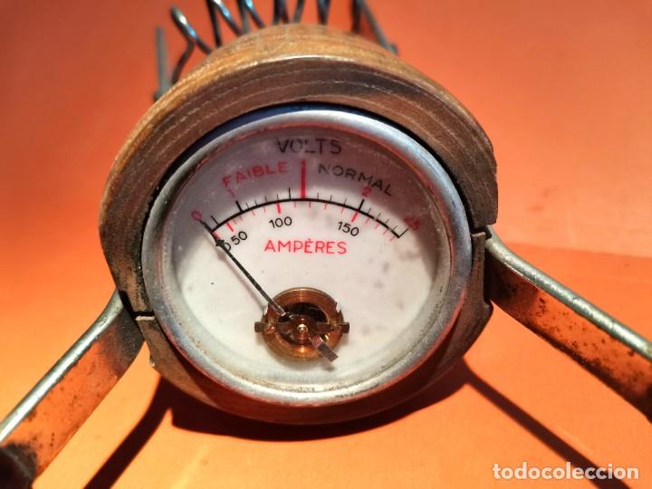 Antig&uuml;edades: AMPERIMETRO PARA BATERIAS. FRANCES - Foto 3