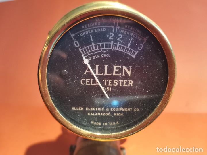 Antig&uuml;edades: COMPROBADOR DE BATERIAS ALLEN. EEUU - Foto 3