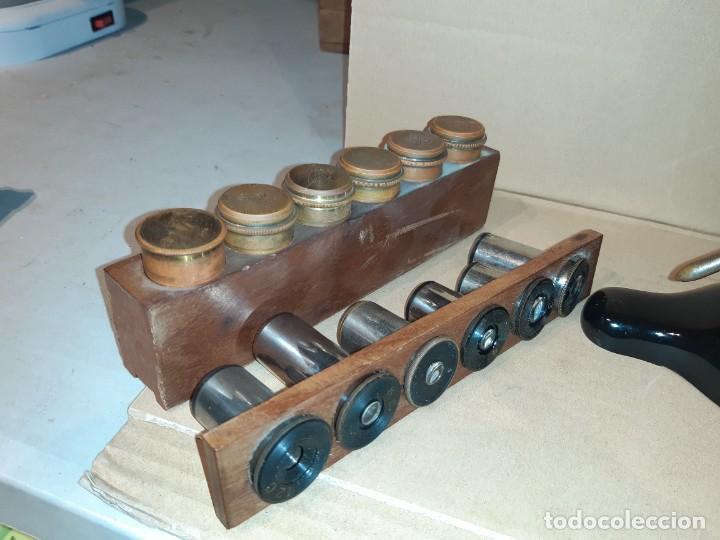 Antig&uuml;edades: Antiguo microscopio cient&iacute;fico - Foto 2