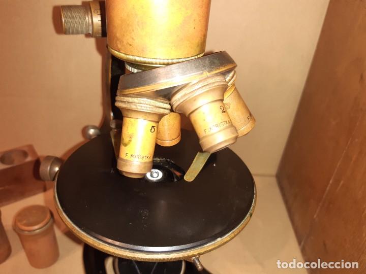 Antig&uuml;edades: Antiguo microscopio cient&iacute;fico - Foto 3