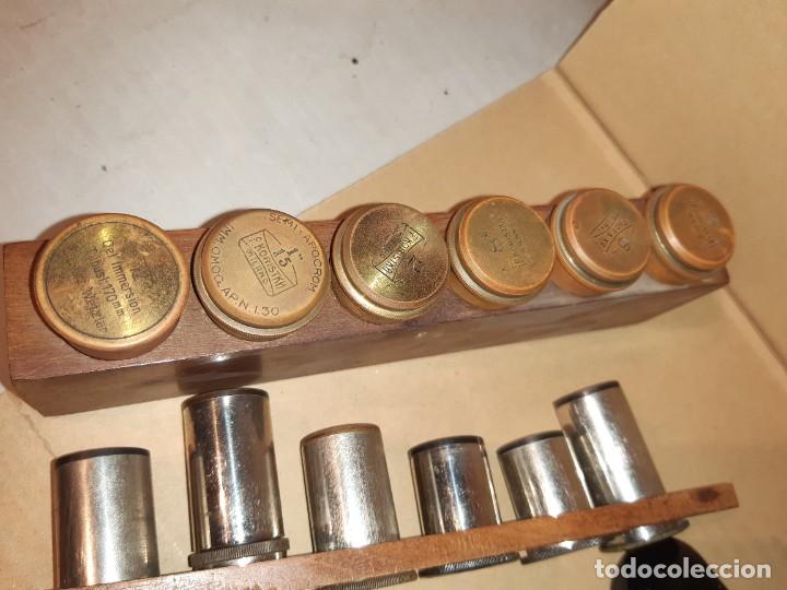 Antig&uuml;edades: Antiguo microscopio cient&iacute;fico - Foto 5