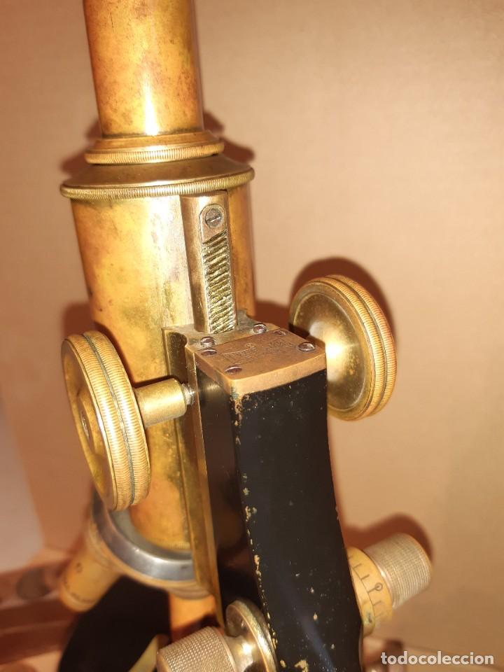Antig&uuml;edades: Antiguo microscopio cient&iacute;fico - Foto 8