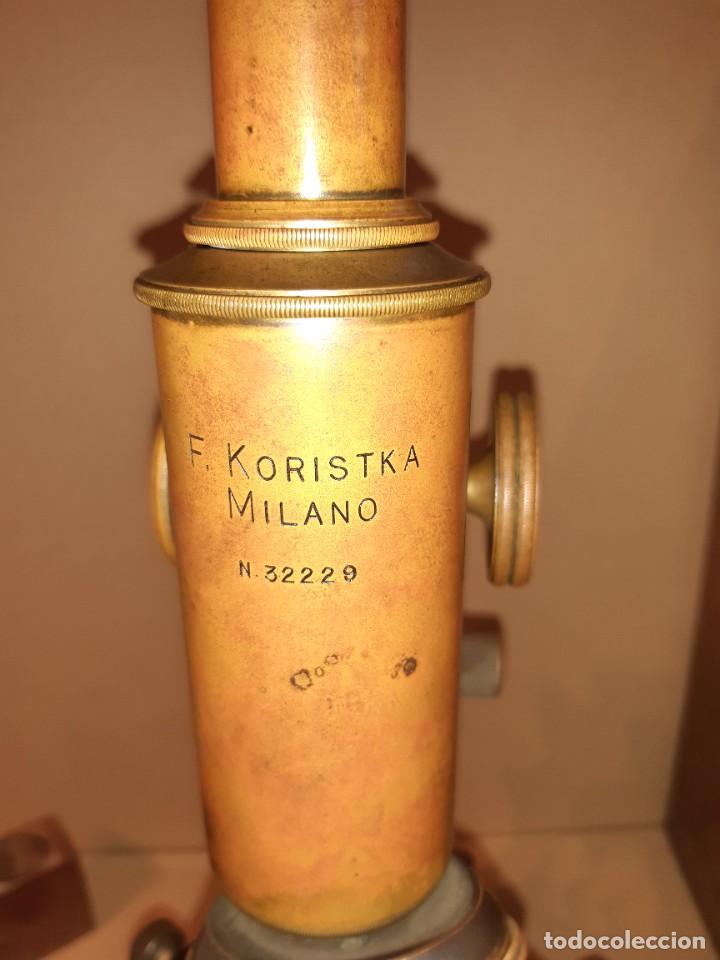 Antig&uuml;edades: Antiguo microscopio cient&iacute;fico - Foto 14
