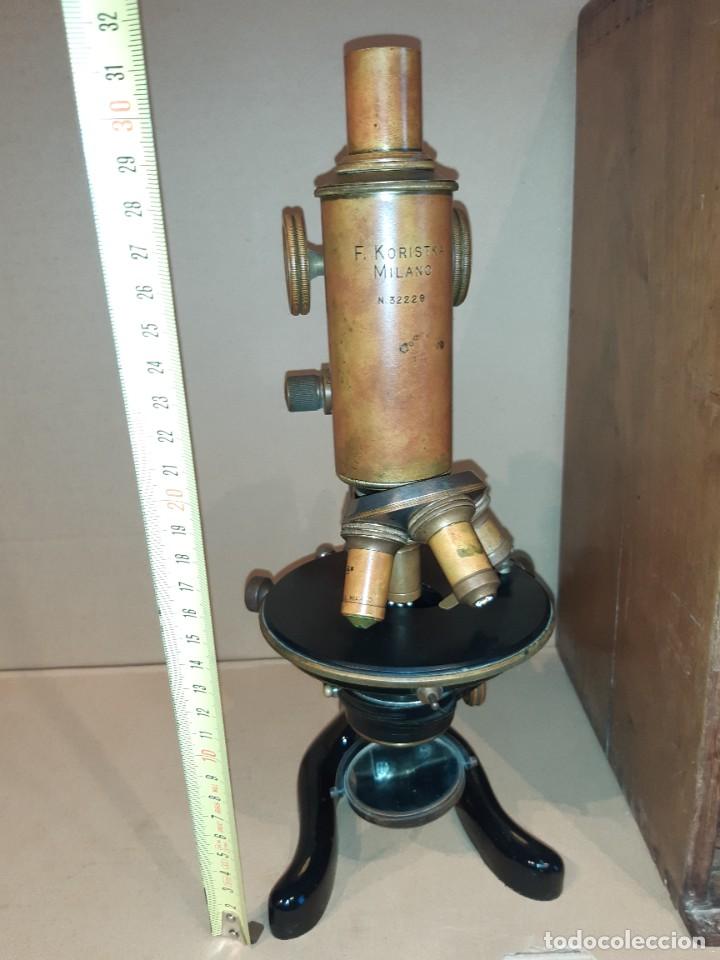 Antig&uuml;edades: Antiguo microscopio cient&iacute;fico - Foto 15