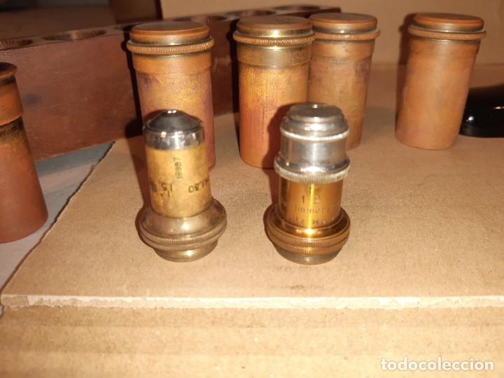 Antig&uuml;edades: Antiguo microscopio cient&iacute;fico - Foto 16
