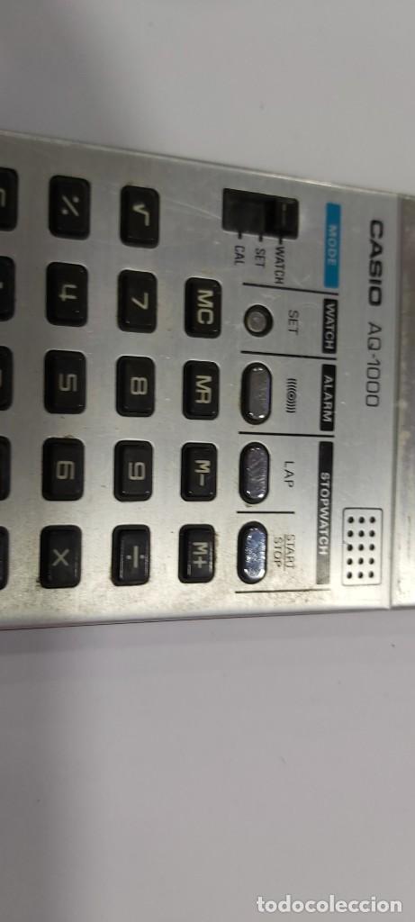 Antig&uuml;edades: ANTIGUA CALCULADORA CASIO AQ 1000 FUNCIONANDO - Foto 3