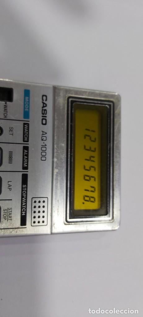 Antig&uuml;edades: ANTIGUA CALCULADORA CASIO AQ 1000 FUNCIONANDO - Foto 7