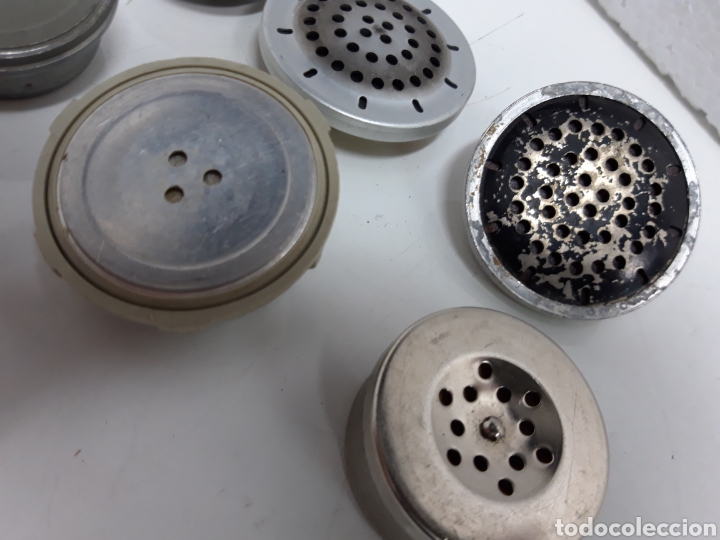 Tel&eacute;fonos: Lote de 6 auricular y micro de telefonos antiguos. - Foto 3