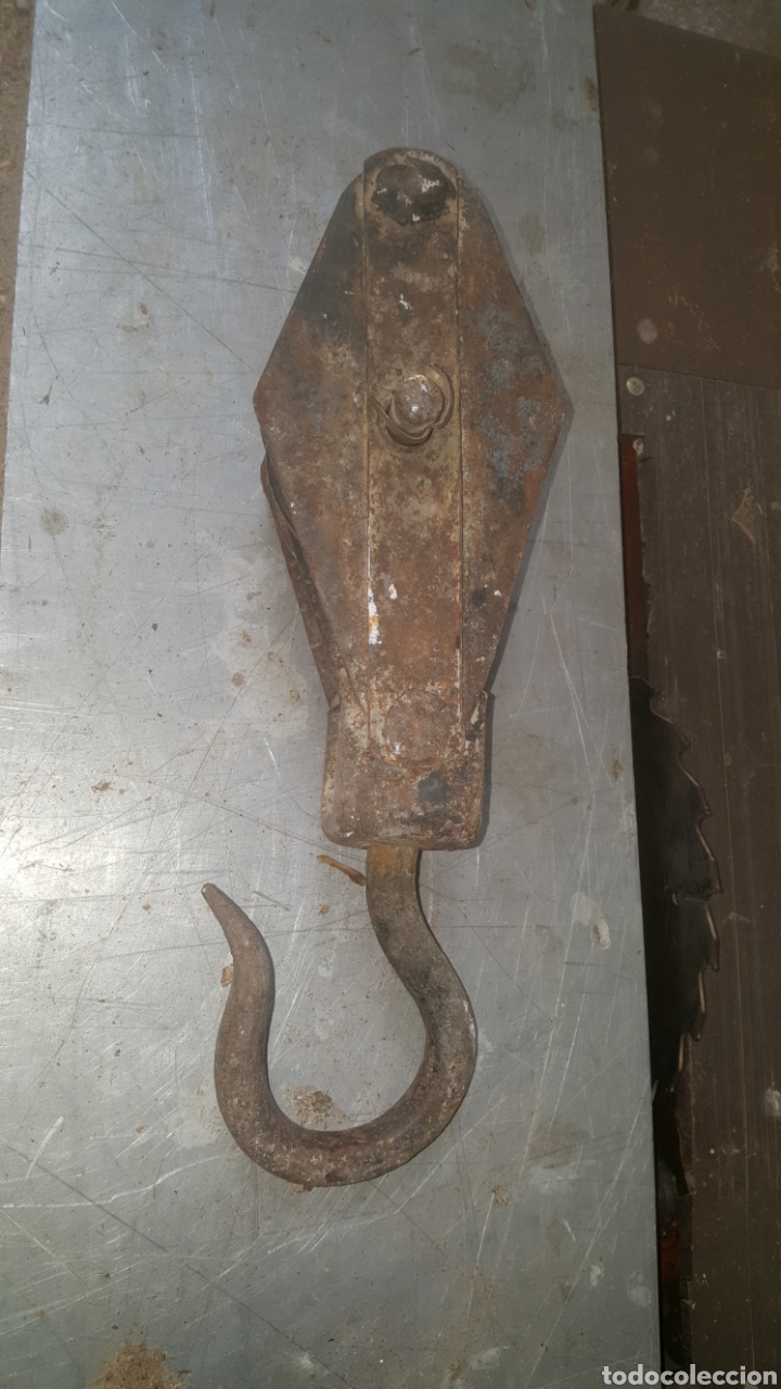 Antig&uuml;edades: polea de hierro - Foto 3