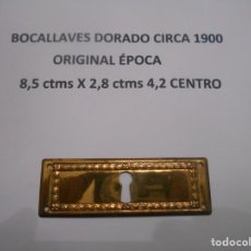 Antigüedades: BOCALLAVES DORADO CIRCA 1900