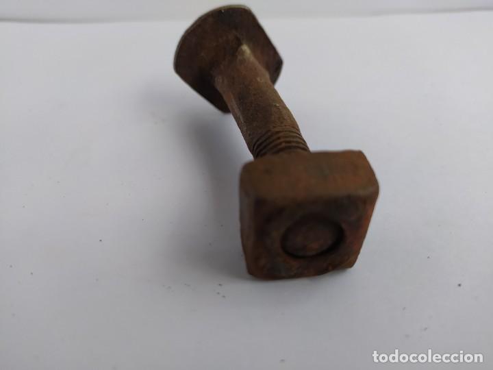 Antig&uuml;edades: ANTIGUO TORNILLO HIERRO FORJADO. - Foto 5