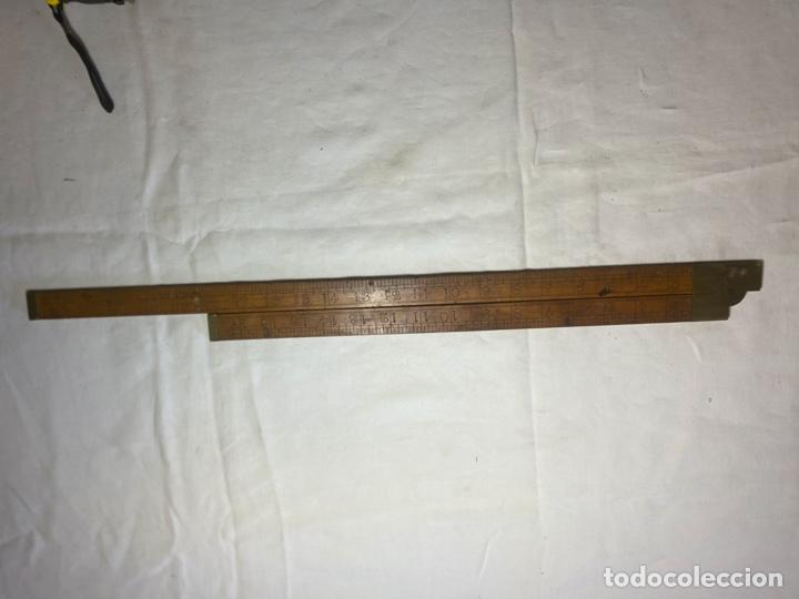 Antig&uuml;edades: Regla plegable - Foto 2