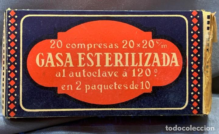 Antig&uuml;edades: Paquete de 20 compresas de gasa esterilizada - Foto 1