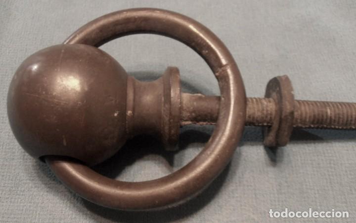 Antig&uuml;edades: TIRADOR, POMO DE BRONCE DE BARCO - Foto 2