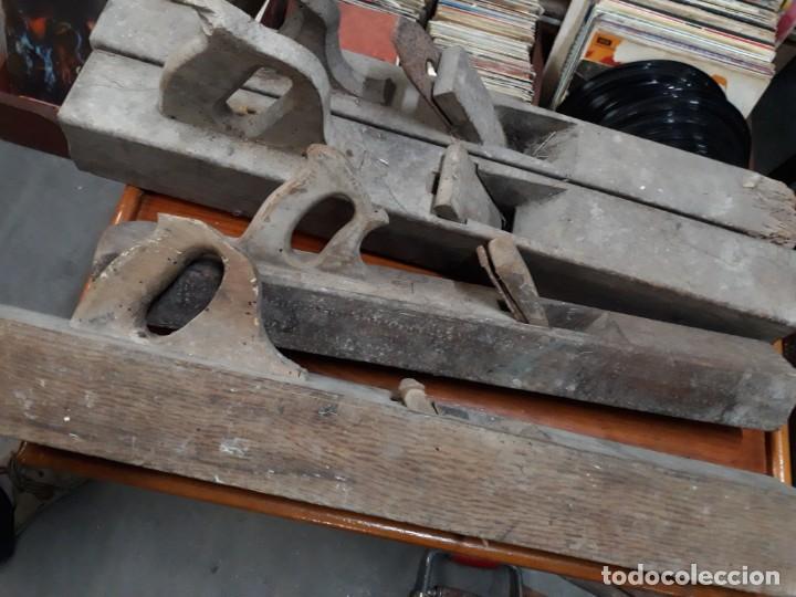 Antig&uuml;edades: LOTE 4 GARLOPAS..CEPILLOS CARPINTERO - Foto 2