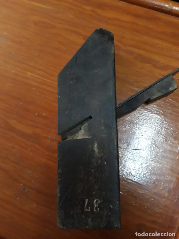 Antig&uuml;edades: RARO CEPILLO DE CARPINTERIA 2 CUCHILLAS - Foto 3