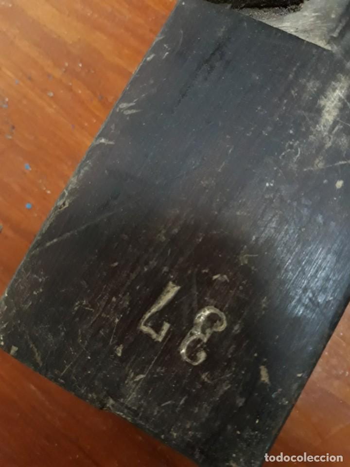 Antig&uuml;edades: RARO CEPILLO DE CARPINTERIA 2 CUCHILLAS - Foto 4