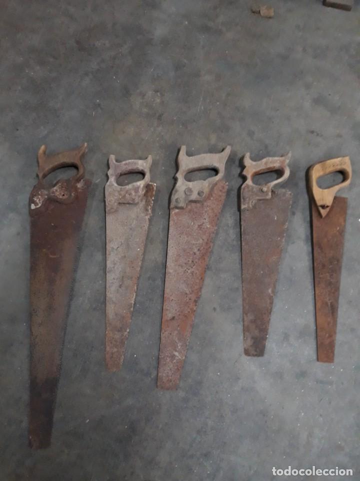 Antig&uuml;edades: LOTE DE 5 SERRONES CARPINTER&Iacute;A ANTIGUOS - Foto 1