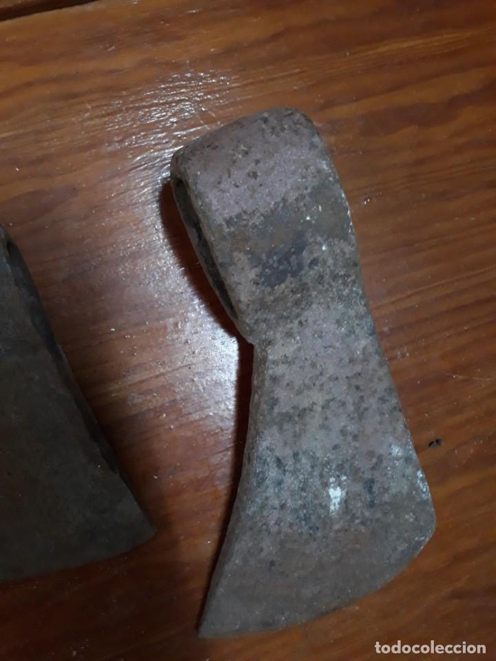 Antig&uuml;edades: LOTE DE 3 CABEZAS DE HACHA..ANTIGUAS - Foto 2