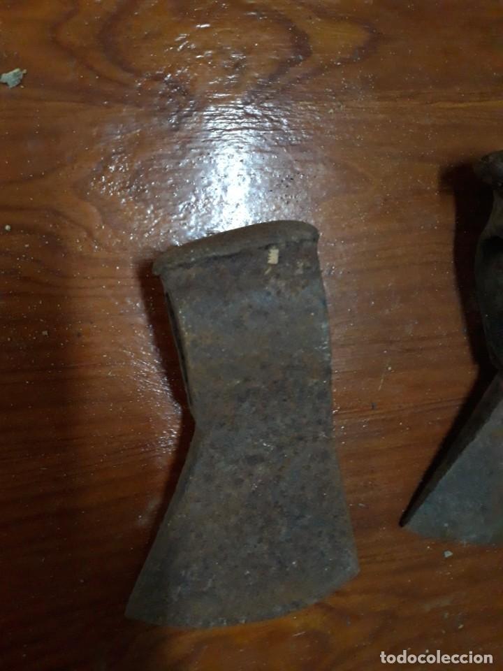 Antig&uuml;edades: LOTE DE 3 CABEZAS DE HACHA..ANTIGUAS - Foto 4