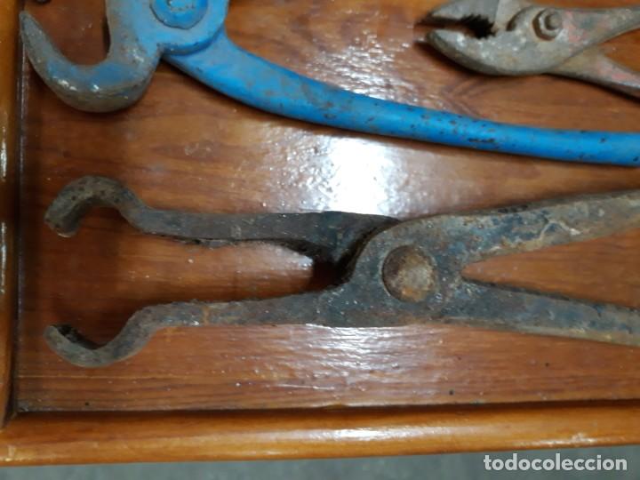 Antig&uuml;edades: LOTE 15 HERRAMIENTAS HERRERO ANTIGUO - Foto 3