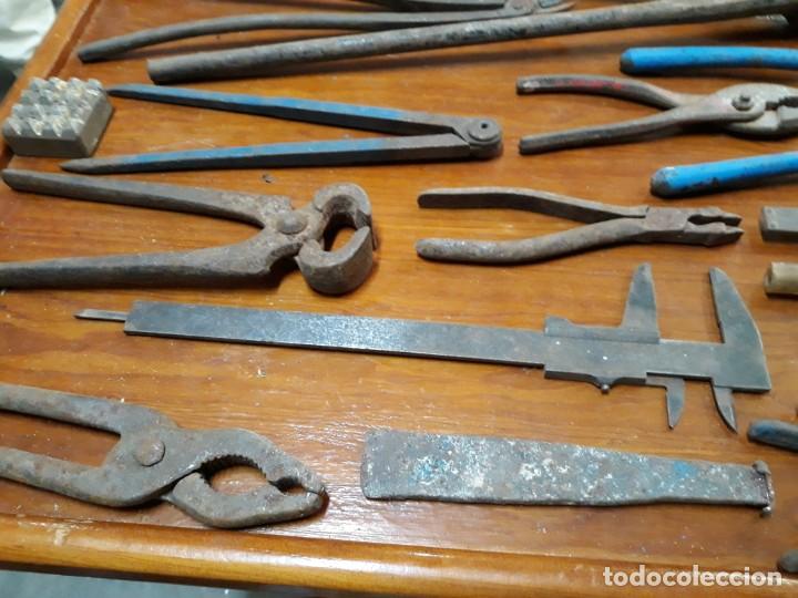 Antig&uuml;edades: LOTE 15 HERRAMIENTAS HERRERO ANTIGUO - Foto 7