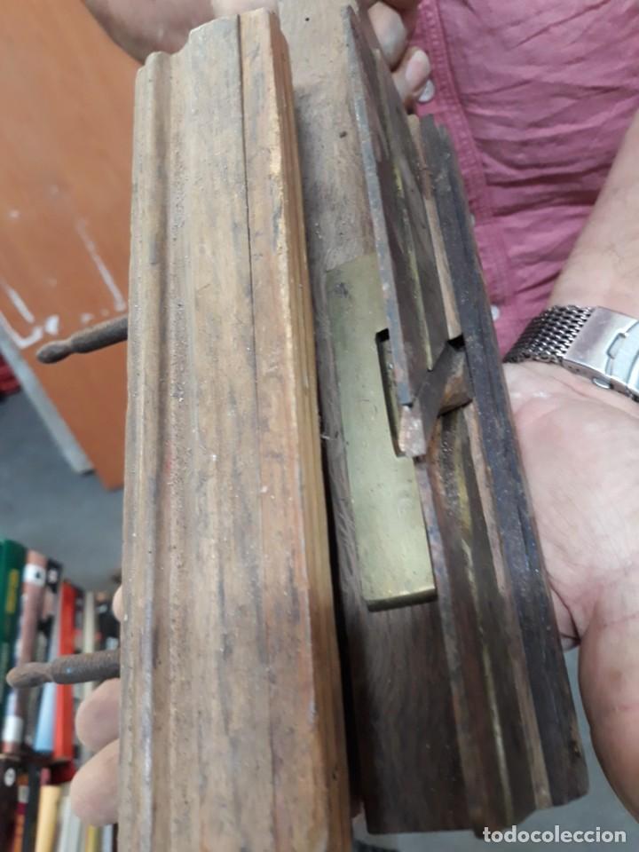 Antig&uuml;edades: CEPILLO CON ASA CARPINTERO MUY ANTIGUO - Foto 4