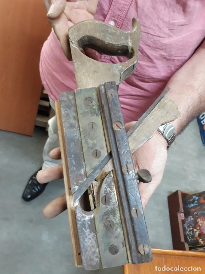 Antig&uuml;edades: CEPILLO CON ASA CARPINTERO MUY ANTIGUO - Foto 6